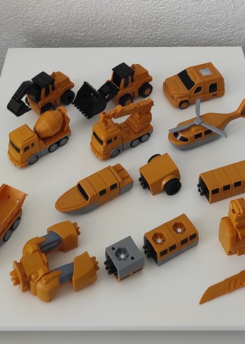 Beden Mıknatıslı dev yap-boz robot arabalar