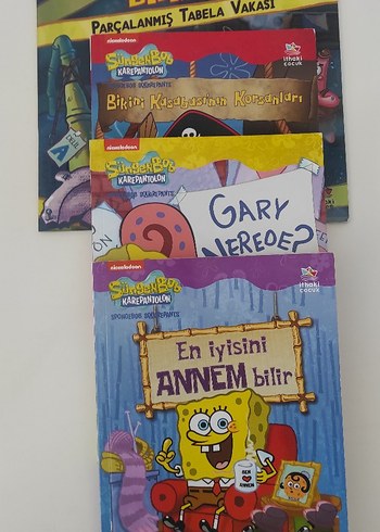 SüngerBob KarePantolon Çocuk Kitap Seti - Görsel 2