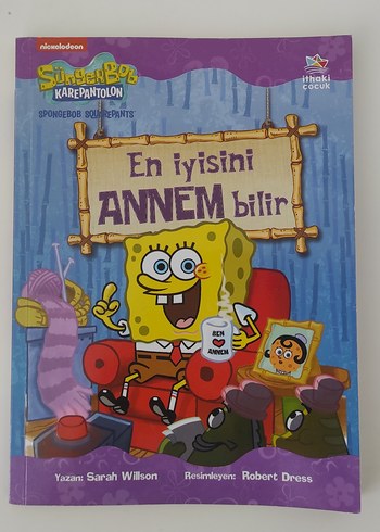 SüngerBob KarePantolon Çocuk Kitap Seti - Görsel 4