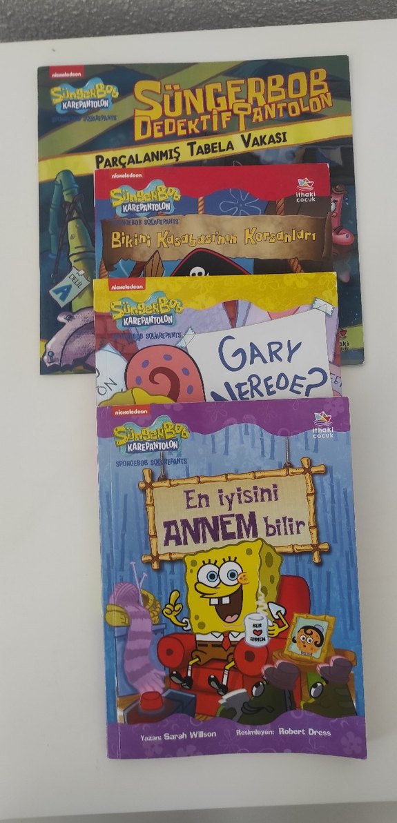 SüngerBob KarePantolon Çocuk Kitap Seti - Görsel 2
