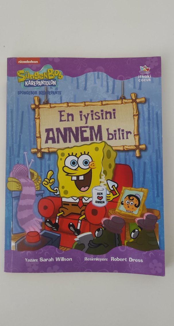 SüngerBob KarePantolon Çocuk Kitap Seti - Görsel 4