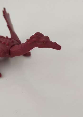 Renkli Mavi Uçak ve Kırmızı Ejderha Figürleri - Görsel 7