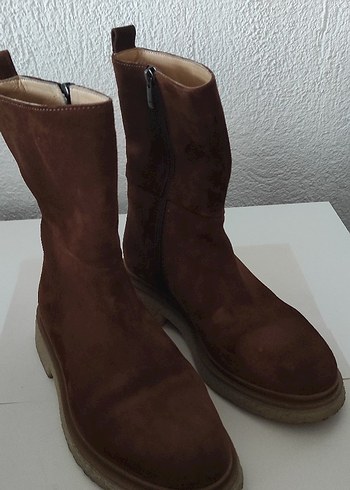 Greyder Kahverengi süet deri bot - Görsel 9