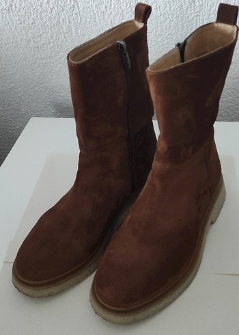Greyder Kahverengi süet deri bot - Görsel 4