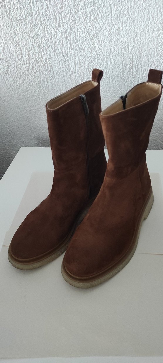 Greyder Kahverengi süet deri bot - Görsel 4