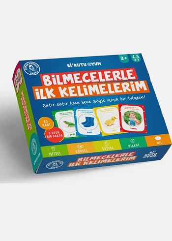 Beden Renk Bilmece Kartları Eğitim Oyunu 3+