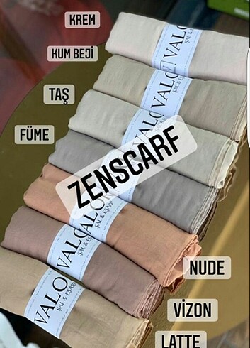 ValorScarf pamuk kras şal