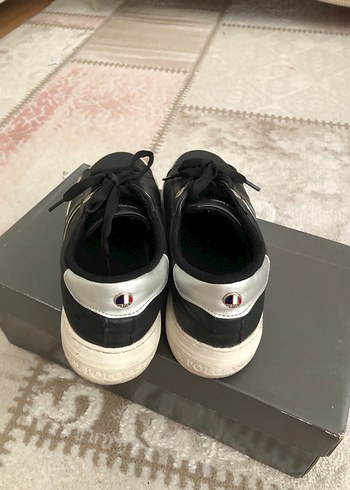 U.S Polo Assn. U.S. Polo Assn. Siyah Bağcıklı Kadın Spor Ayakkabı