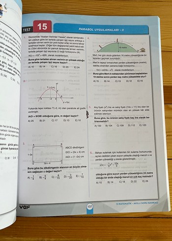 11.sınıf matematik çap yayınları - Görsel 2