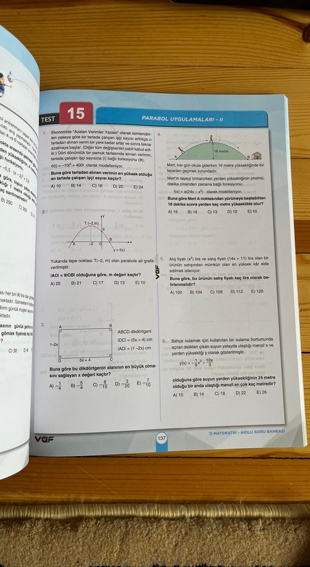 11.sınıf matematik çap yayınları - Görsel 2
