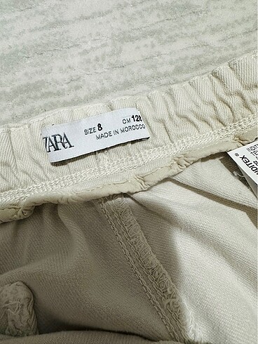 8 Yaş Beden ten rengi Renk Zara Çocuk Pantolon