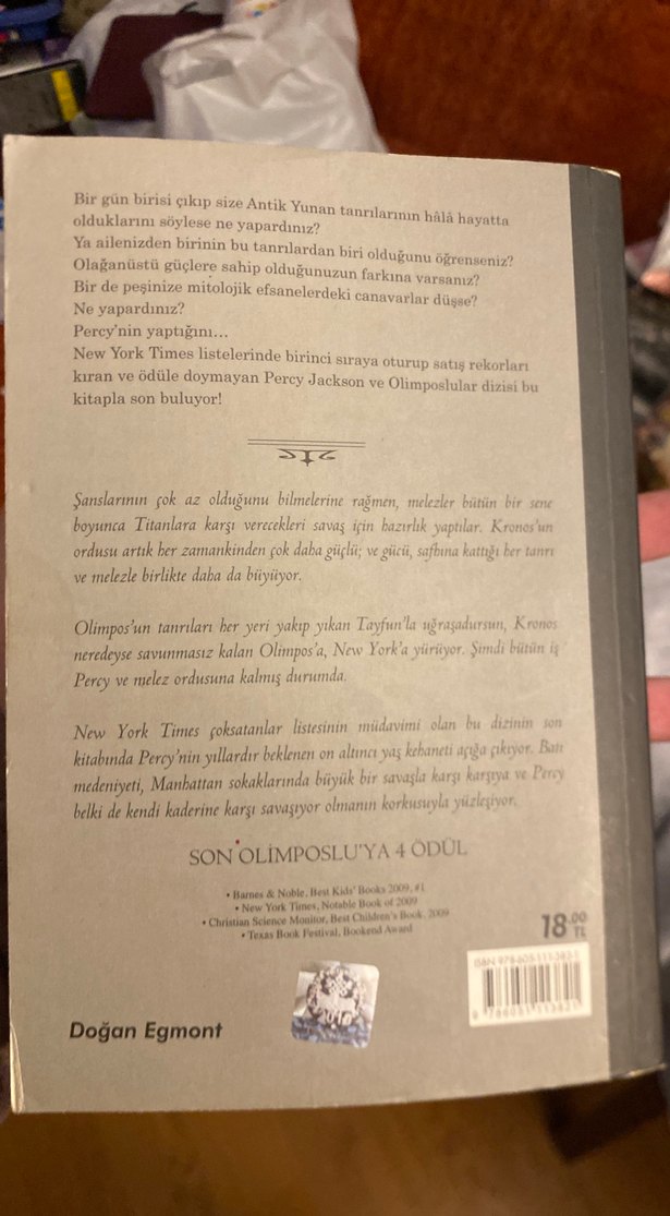 Son Olimposlu - Rick Riordan - Görsel 2
