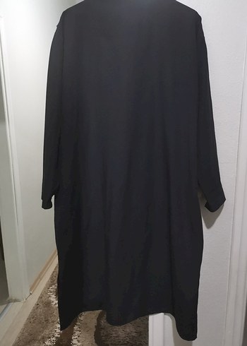xl Beden Siyah Uzun Gömlek