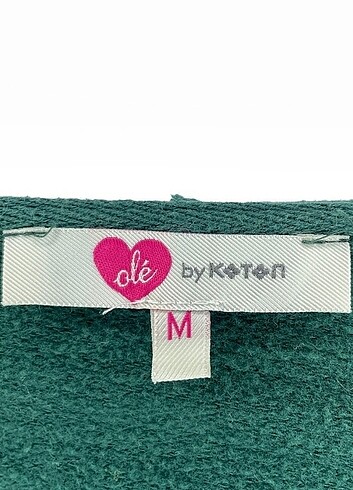 m Beden yeşil Renk Kapüşonlu fermuarlı sweatshirt