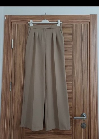 Bej Kadın palazzo Pantolon