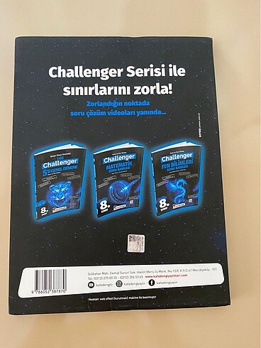  Kafa dengi yayınları 8. Sınıf fen bilimleri soru bankası challen