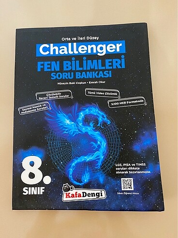 Kafa dengi yayınları 8. Sınıf fen bilimleri soru bankası challen