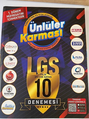 Ünlüler karması 8. Sınıf deneme