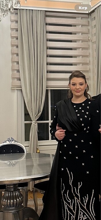 44 Beden Siyah abiye