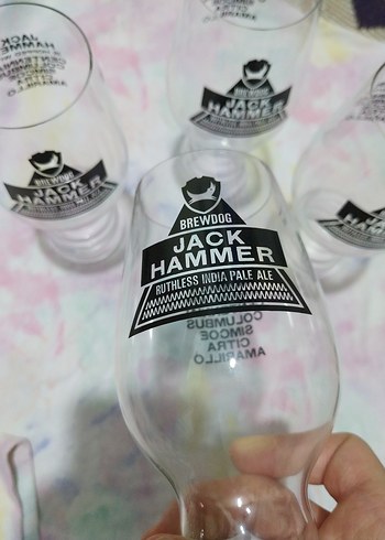 Brewdog Jack Hammer Beyaz Cam Bardak