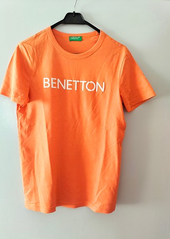 Benetton Turuncu Kısa Kollu Erkek Tişört