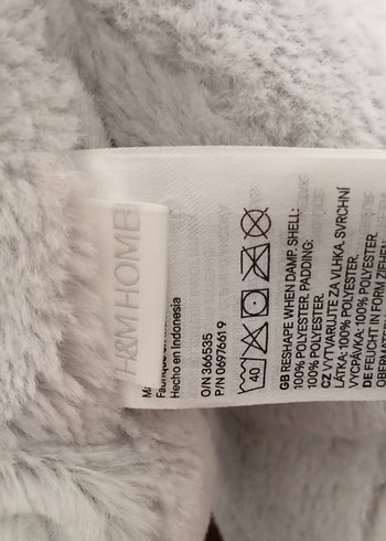 H&M Gri Peluş Fil Oyuncak