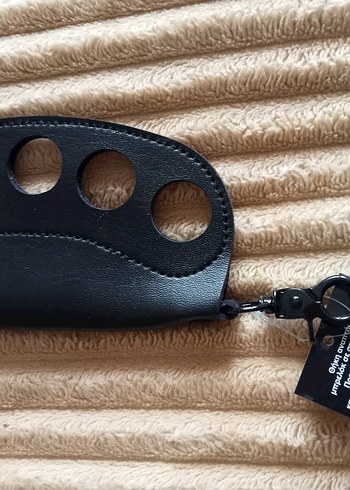 Siyah Erkek Biker Cüzdan ve Anahtarlık Seti - Görsel 2