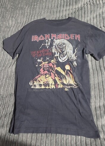 Iron Maiden Vintage Rock Band Tişört