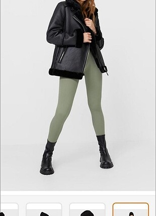 Stradivarius Çift Taraflı Biker Ceket