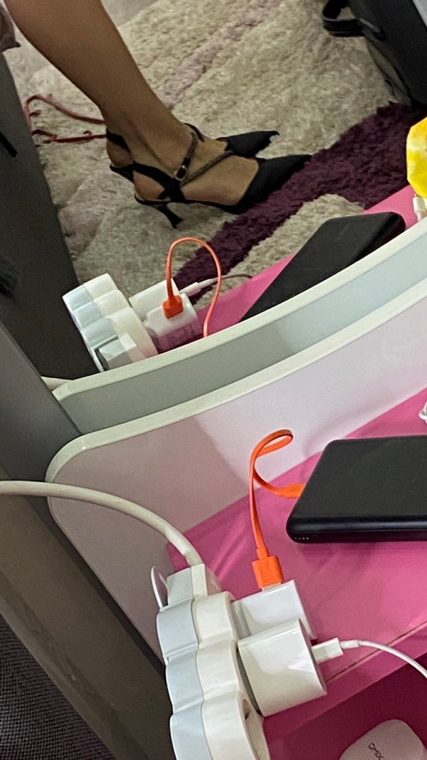 Siyah taşlı şeritli saten topuklu ayakkabı - Görsel 2