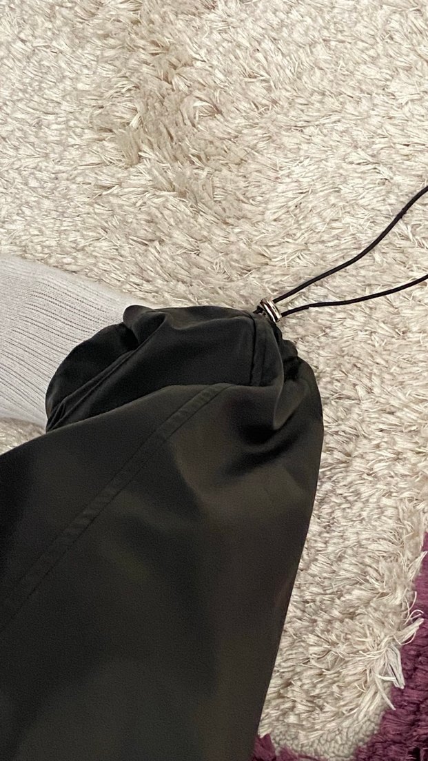 Kadın siyah deri yelekli pantolonun içi şardonlu ikili takım - Görsel 5