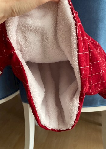 Kareli Kırmızı Erkek Çocuk Sweatshirt - Görsel 5