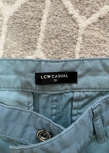 Mavi Pamuklu Erkek Şort - Görsel 3