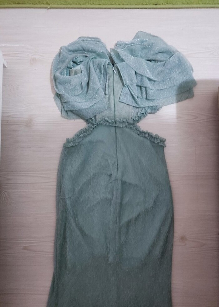 YEŞİL ELBİSE - Görsel 5