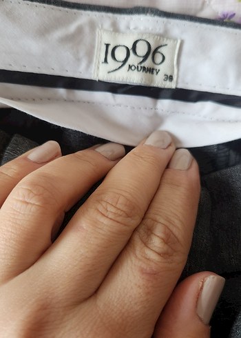 Gri Kadın Kumaş Pantolon - Görsel 5