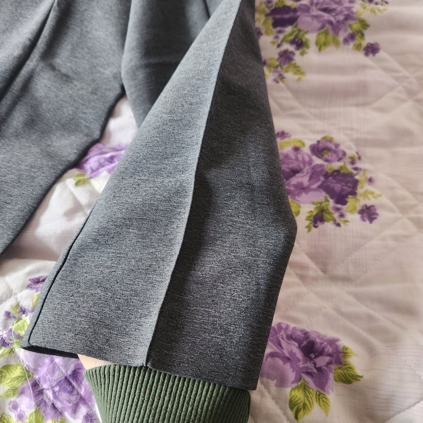 Gri Kadın Kumaş Pantolon - Görsel 3