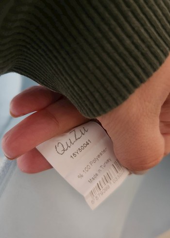 bebe Mavi krep şifon ceket - Görsel 5