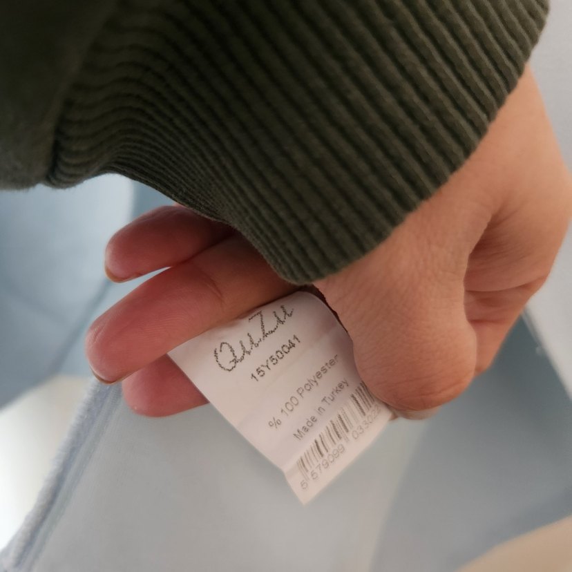 bebe Mavi krep şifon ceket - Görsel 5