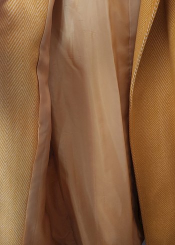 setre sarı kemerli palto kaban - Görsel 8