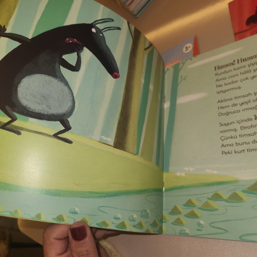Şekeri Çok Seven Kurt Çocuk Kitabı - Görsel 5