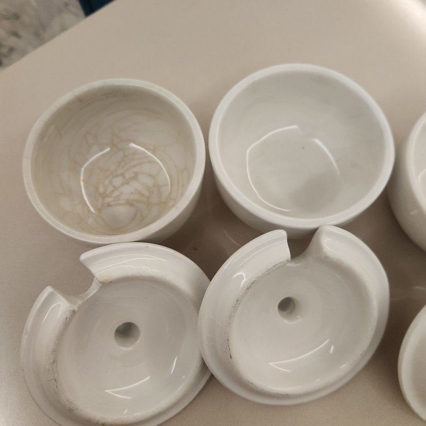 Beyaz seramik Kapaklı Baharatlık Seti - Görsel 4