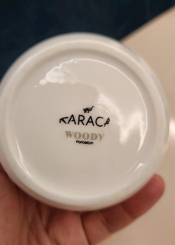 Beyaz porselen Ahşap Kapaklı bal kavanozu - Görsel 3