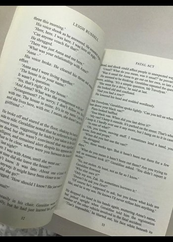 Leigh Russell Fatal Act - Görsel 3