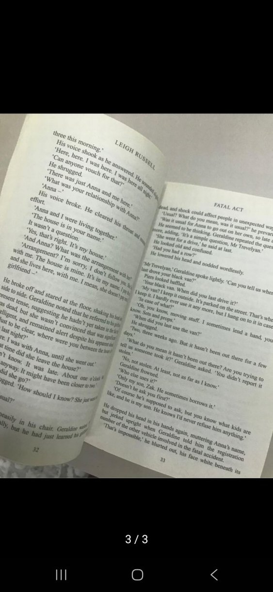 Leigh Russell Fatal Act - Görsel 3