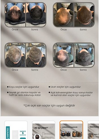 Batçı Saç Kapatıcı Dolgunlaştırıcı Krem 30 ml - Görsel 8