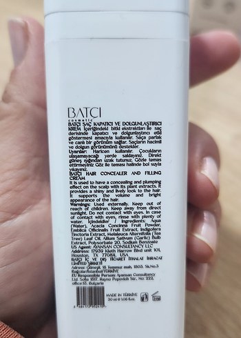 Batçı Saç Kapatıcı Dolgunlaştırıcı Krem 30 ml - Görsel 4