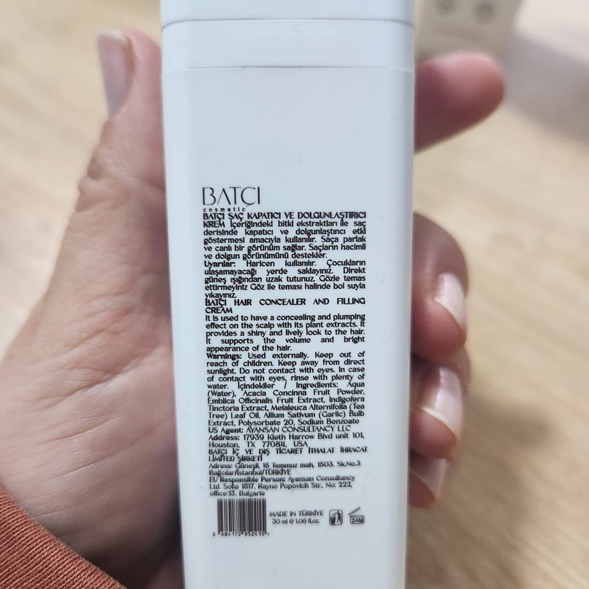 Batçı Saç Kapatıcı Dolgunlaştırıcı Krem 30 ml - Görsel 4