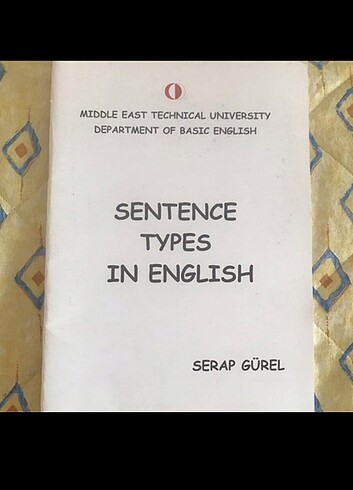 Sentence types in english toefl ielts yds