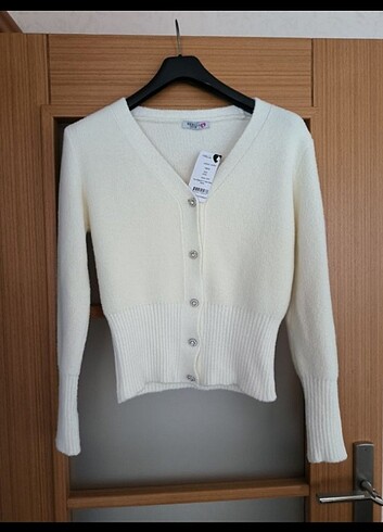 Angora dokusunda hırka 