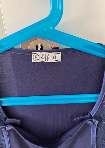 Lacivert V Yaka Hamile ve Emzirme üst ve sabahlik - Görsel 6